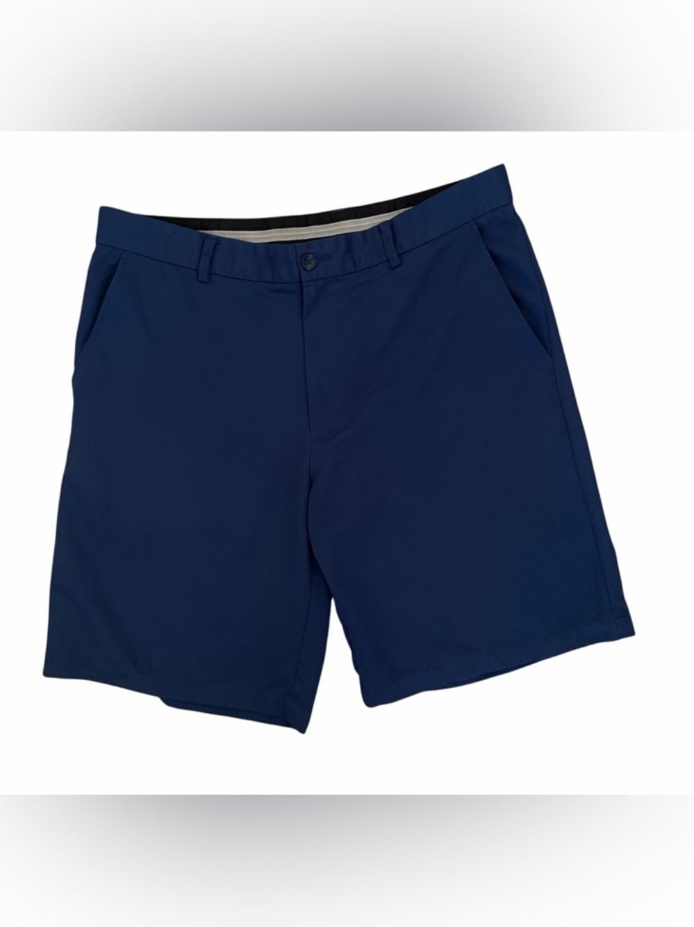 Greg Norman for Tasso Elba Men's Navy Flat-Front Casual Shorts